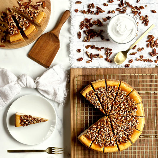 Pumpkin Salted Caramel Cheesecake